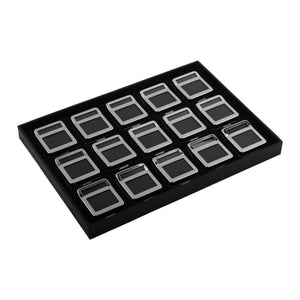 DK21671-15 Diamond Display Box with logo inter-changeable stone details card - GemTrue