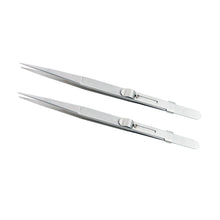 Load image into Gallery viewer, DK2502 - Standard Tweezers with sliding lock - GemTrue
