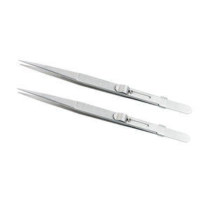 DK2502 - Standard Tweezers with sliding lock - GemTrue