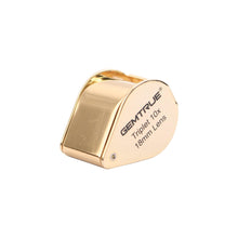 Load image into Gallery viewer, DK96001 - Diamond Loupe 18mm 10x Triplet Gold - GemTrue
