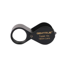 Load image into Gallery viewer, DK96002 - Diamond Loupe 18mm 10x Triplet Black - GemTrue

