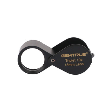 DK96002 - Diamond Loupe 18mm 10x Triplet Black - GemTrue