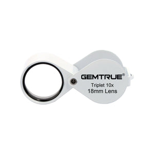 DK96004 - Diamond Loupe 18mm 10x Triplet White - GemTrue