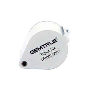 DK96004 - Diamond Loupe 18mm 10x Triplet White - GemTrue