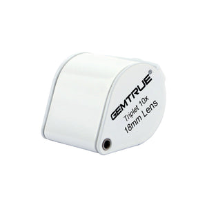 DK96004 - Diamond Loupe 18mm 10x Triplet White - GemTrue